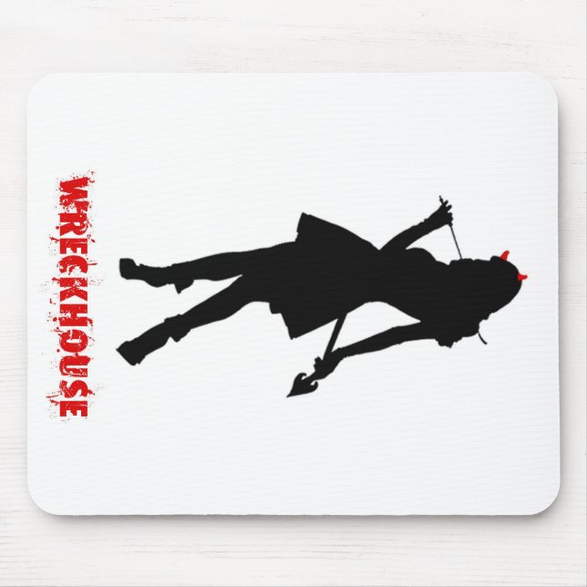 Wreckhouse Devil Girl Mouse Pad (Front)