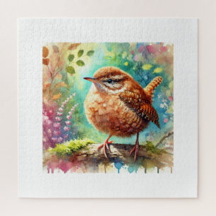 Wren Bird 280824AREF113 - Watercolor Jigsaw Puzzle