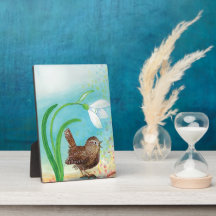 Wren Bird Sing at Dawn In the Spring 