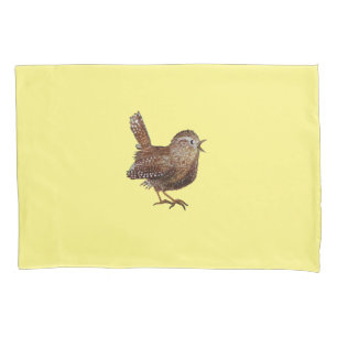 Wren Bird (Troglodytes Troglodytes) Pillowcase