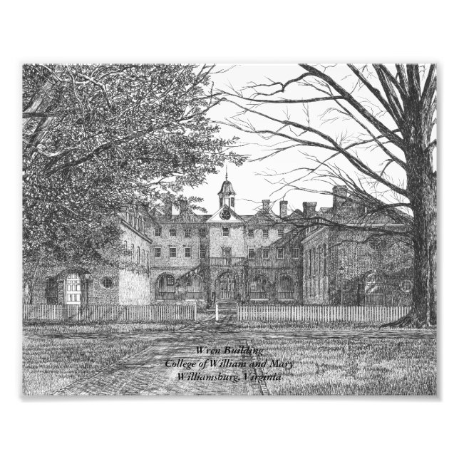 Wren Building Photo Print (Front)