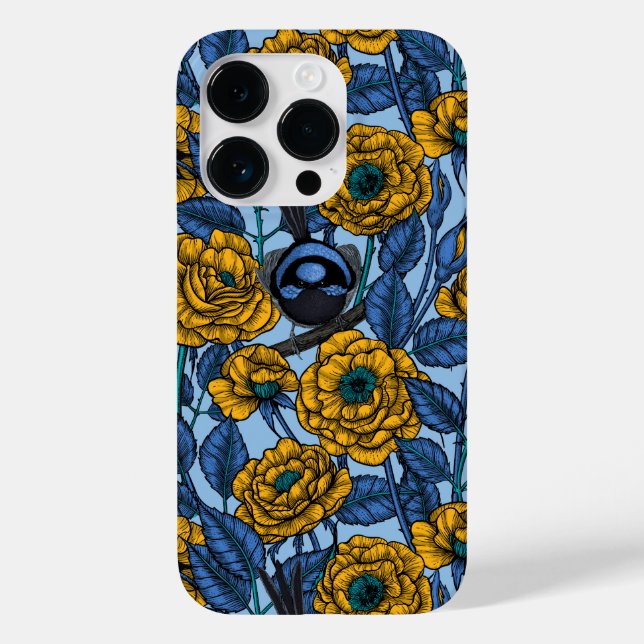 Wren in the roses Case-Mate iPhone case (Back)