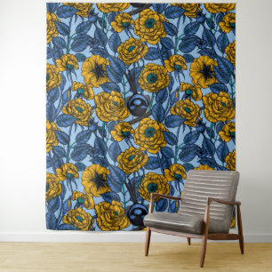 Wren in the roses tapestry