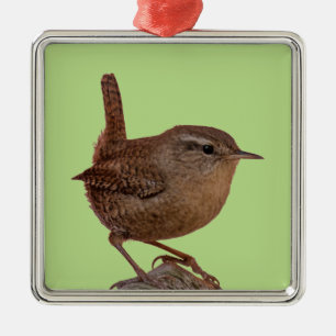 Wren Metal Ornament