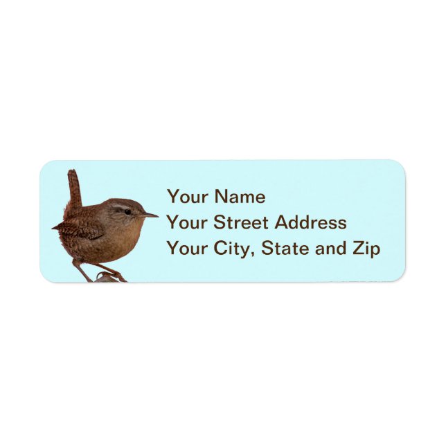 Wren Return Address Label (Front)