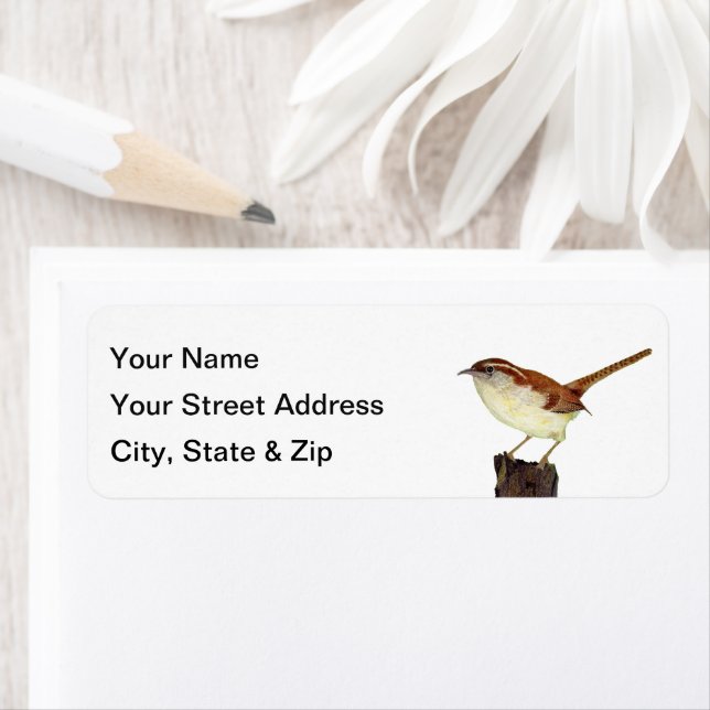 Wren Return Address Label (Insitu)