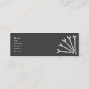 Wrench - Skinny Mini Business Card