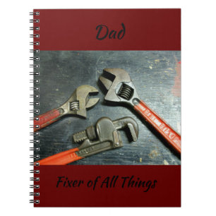 Wrenches Handyman Fixer of All Things Notebook