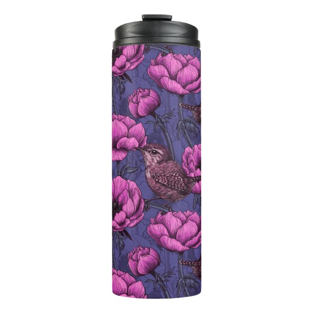 Wrens in the anemone garden thermal tumbler (Front)