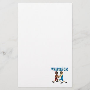 Wreslte On Stationery