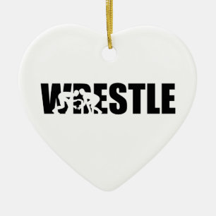 Wrestle Ceramic Tree Decoration