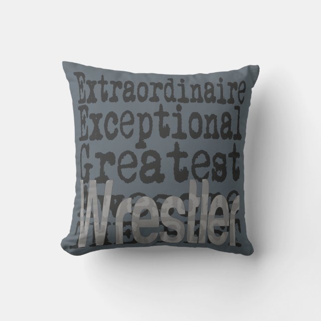 Wrestler Extraordinaire Cushion (Front)