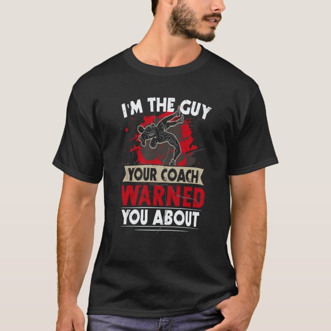 Wrestler  For Boys Girl Wrestler Wrestling Coach T-Shirt (Front)