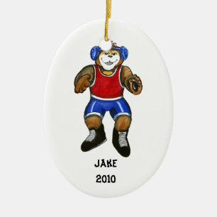 Wrestler Ornament