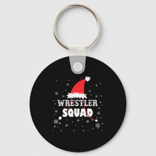 Wrestler Squad Christmas Wrestling Matching Xmas  Key Ring