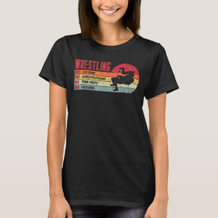 Wrestler Wrestle Wrestling No Excuses T-Shirt