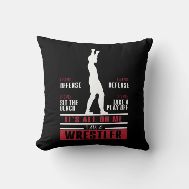 Wrestler Wrestling Cute Gift For Wrestler Cushion (Front)