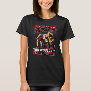 Wrestler Wrestling  Pro Wrestler  Idea Boys Mens T-Shirt
