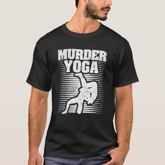 Wrestler Wrestling Training Coach Wrestler Murder  T-Shirt (Front)