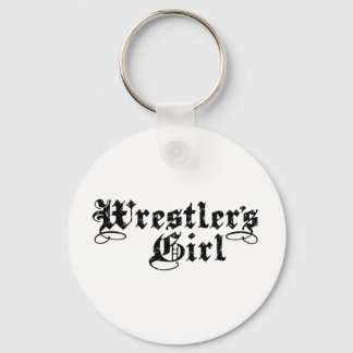 Wrestler's Girl Key Ring