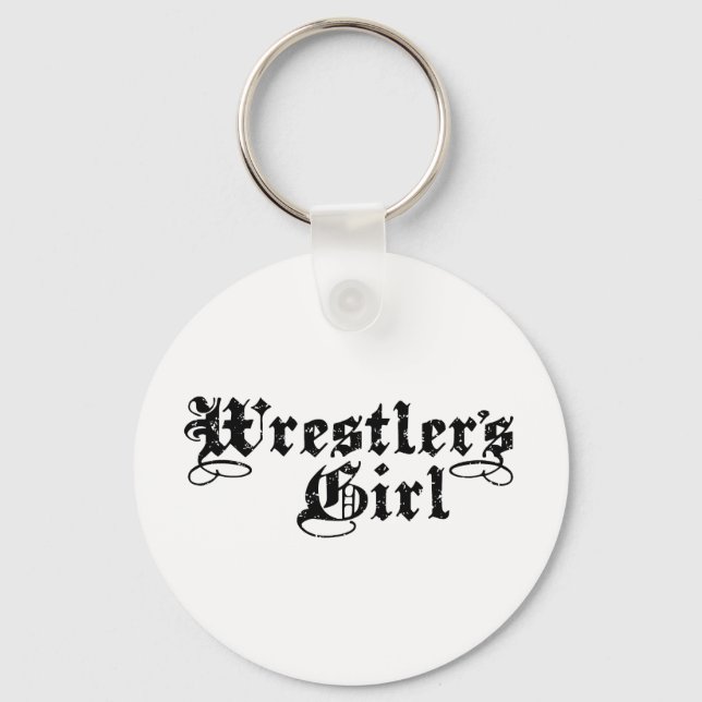 Wrestler's Girl Key Ring (Front)