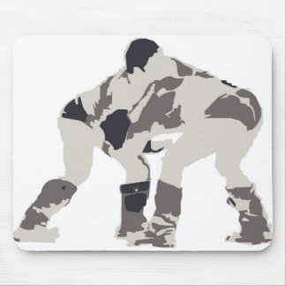 Wrestlers in Mongolia Mouse Pad