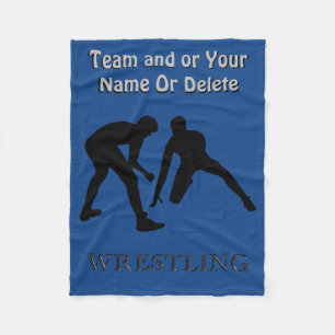 Wrestling Blanket Your TEAM, PLAYER'S NAMES