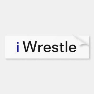 Wrestling Bumper Sticker