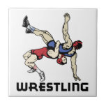 Wrestling Ceramic Tile<br><div class="desc">Wrestling Takedown</div>