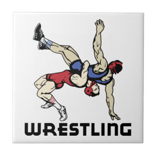 Wrestling Ceramic Tile