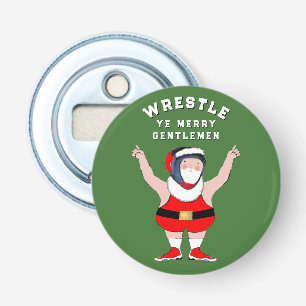 Wrestling Christmas Bottle Opener