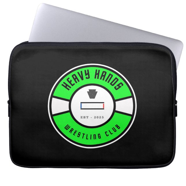 Wrestling Club Items Laptop Sleeve (Front)
