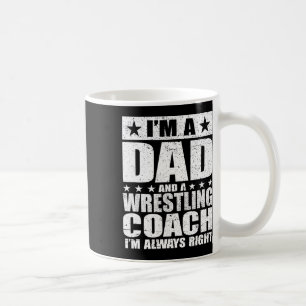 Wrestling Coach Coaches Fathers Day Shirts Gift Coffee Mug