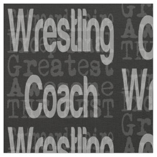 Wrestling Coach Extraordinaire Fabric