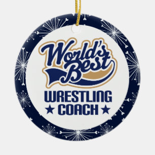 Wrestling Coach Gift Ornament