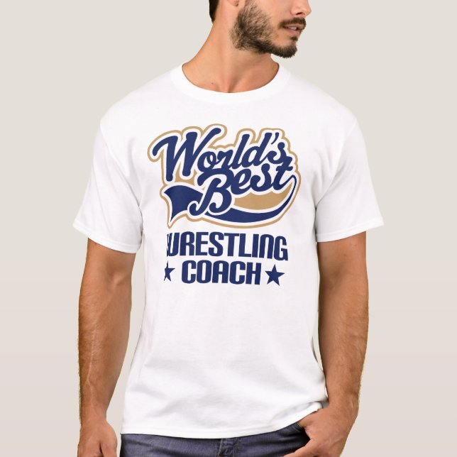 Wrestling Coach Gift T-Shirt (Front)