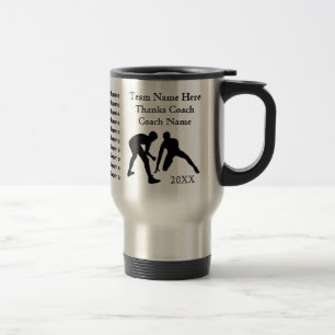 Wrestling Coach Gifts ALL Wrestlers, Coach Names Travel Mug