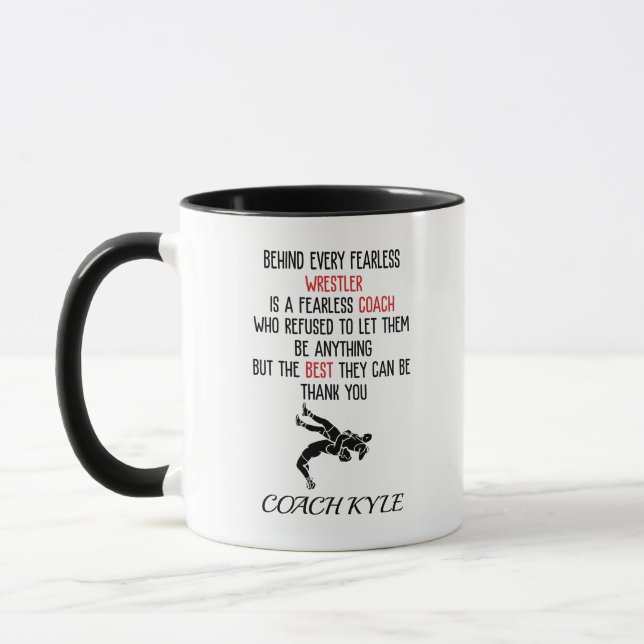 Wrestling Coach Mug (Left)