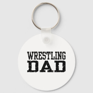 Wrestling Dad Key Ring