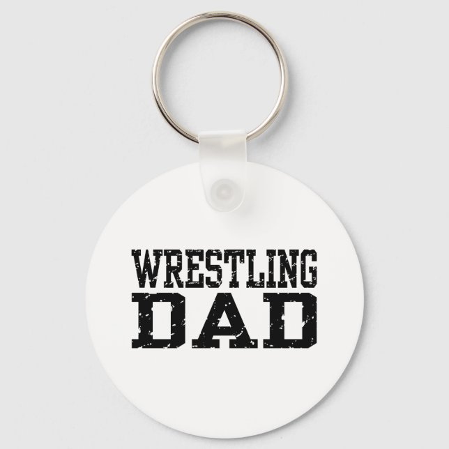Wrestling Dad Key Ring (Front)
