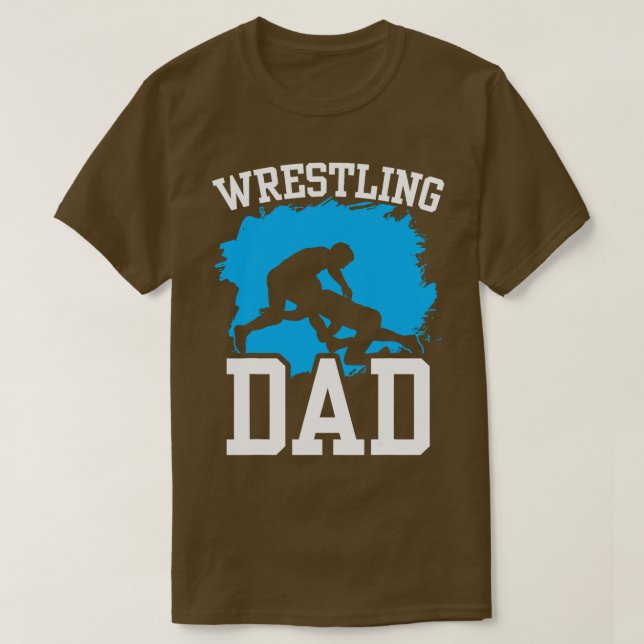 Wrestling Dad Wrestler Wrestle Hobby Martial Arts  T-Shirt (Design Front)