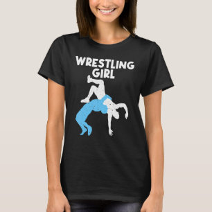 Wrestling For Wrestler Girls Kids Wrestling T-Shirt
