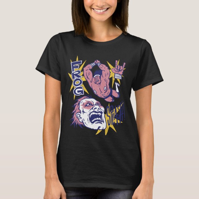 Wrestling Frog Splash Hobby T-Shirt (Front)