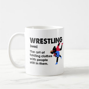 Wrestling Funny Dictionary Definition Wrestler Coffee Mug