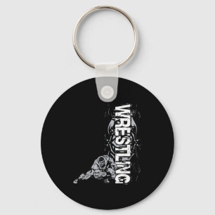 Wrestling Graphic Strong Wrestler For Men Women Bo Key Ring