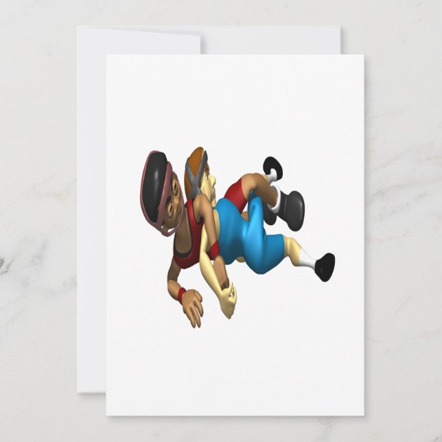 Wrestling Invitation (Front)