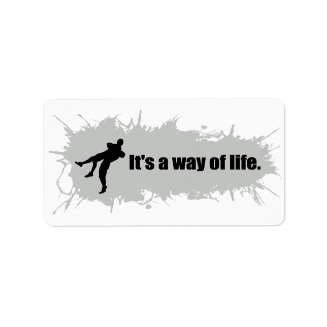 Wrestling is a Way of Life Label (Front)