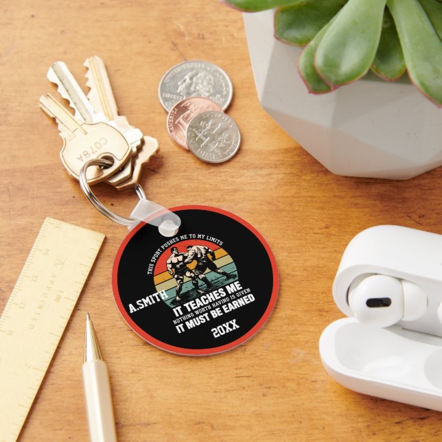 Wrestling It Must Be Earned Key Ring (Desk)