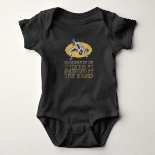 Wrestling Limit Earned Professional Wrestler Baby Bodysuit