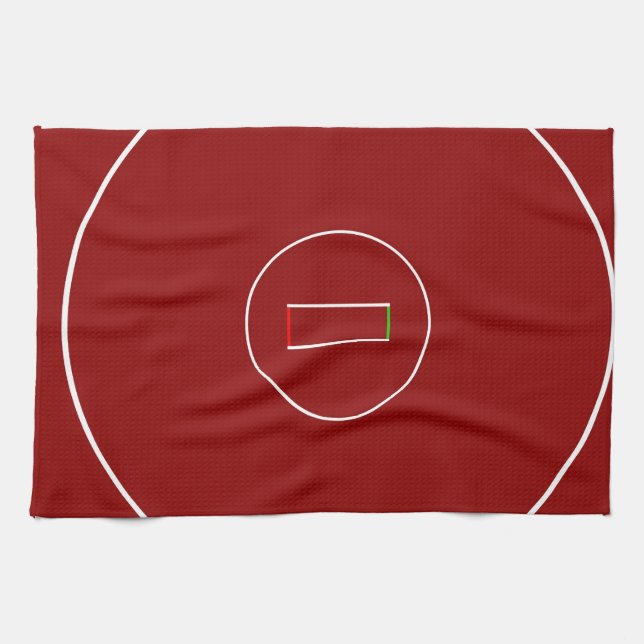Wrestling Mat Tea Towel (Horizontal)